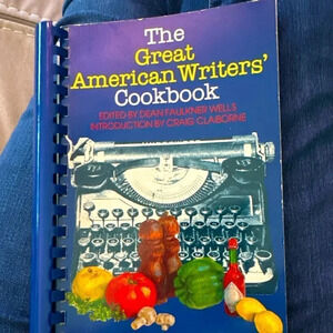 *Final Price* Great American Writers' Cookbook 1981 Dean Wells VTG GUC